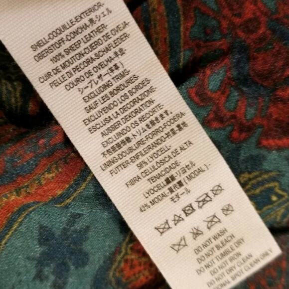 NWT Free People Genuine Leather Circle Embellished XS Jacket - Picture 7 of 10